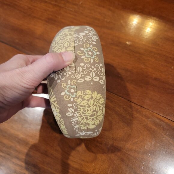 Vera Bradley SITTIN IN A TREE Clam Shell Eyeglass Hard Case Green Brown Birds - Picture 6 of 13